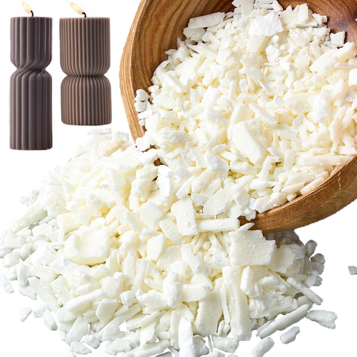 1 libras de cera de soja branc - Candle Making Ideas avaliação e preço