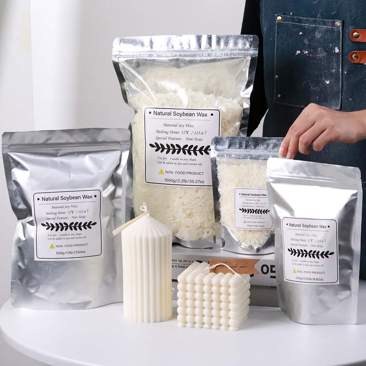 100/250/500/1000g flocos de ce - Candle Making Kit Diy avaliação e preço