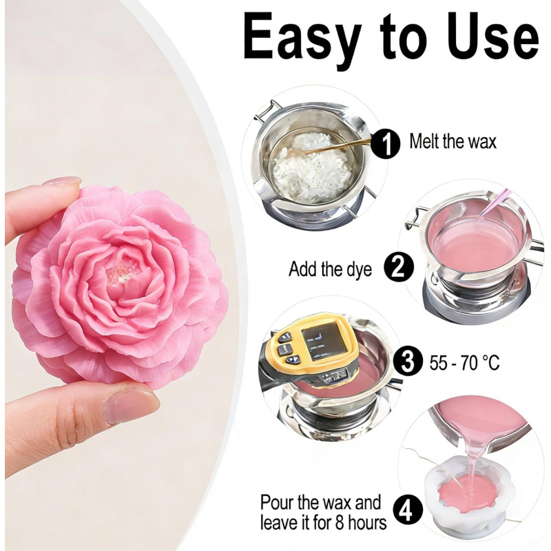 Conjunto de moldes de silicone - Candle Making Kit Diy avaliação e preço