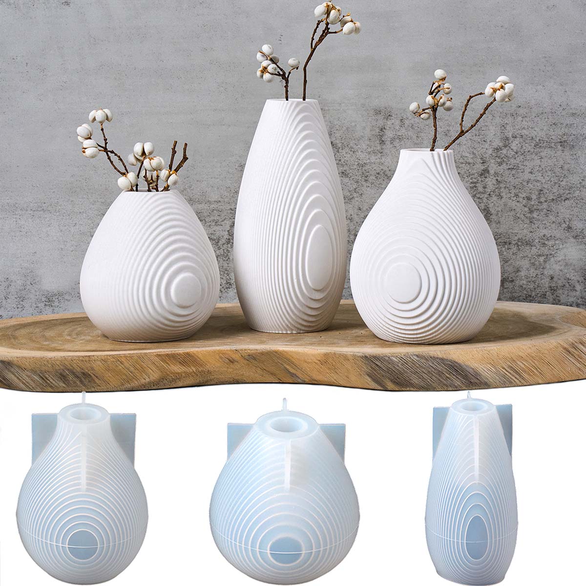 Molde de Silicone para Vaso Ri - Candle Making Youtube avaliação e preço
