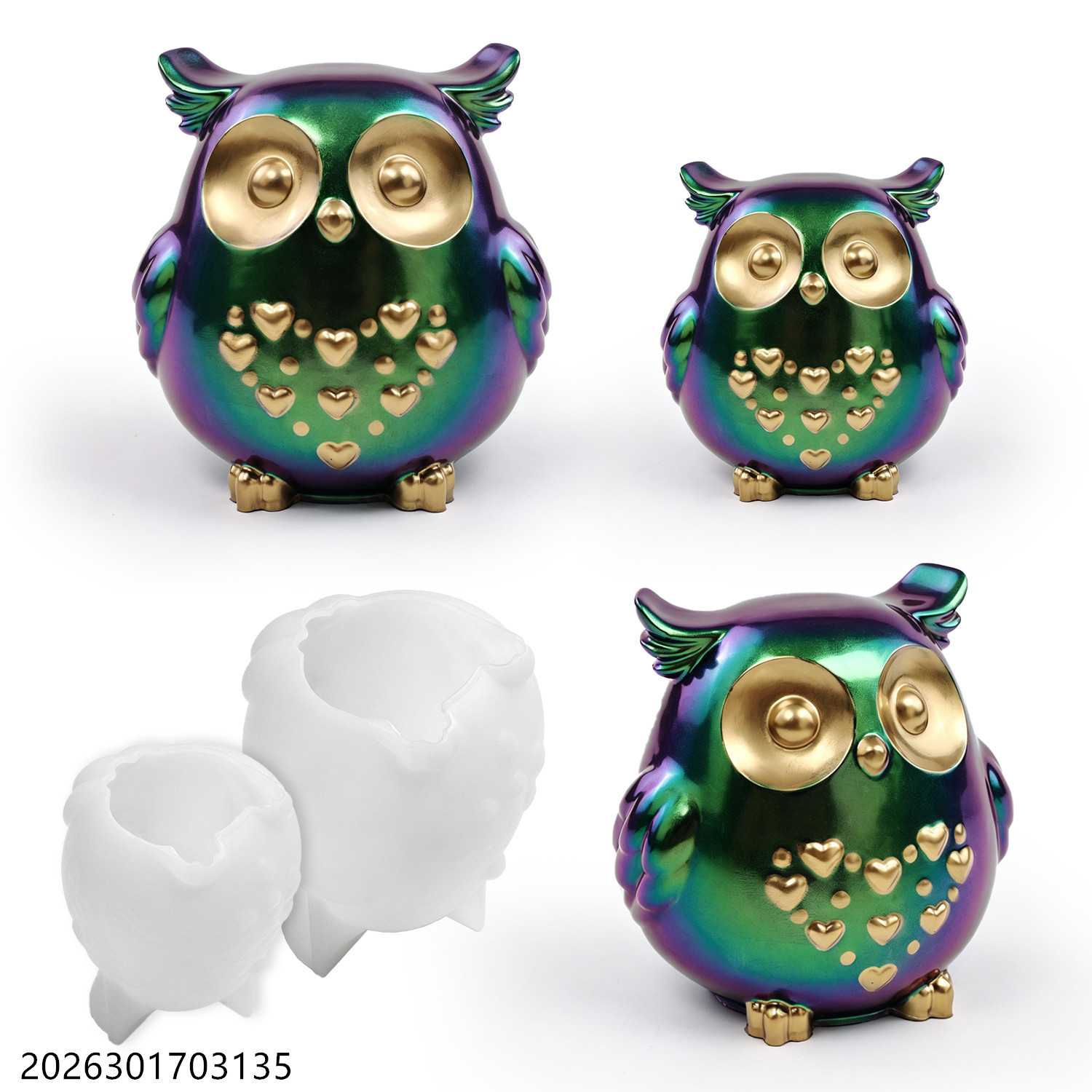 Molde de Silicone Coruja 3D em - Candle Making Ideas avaliação e preço