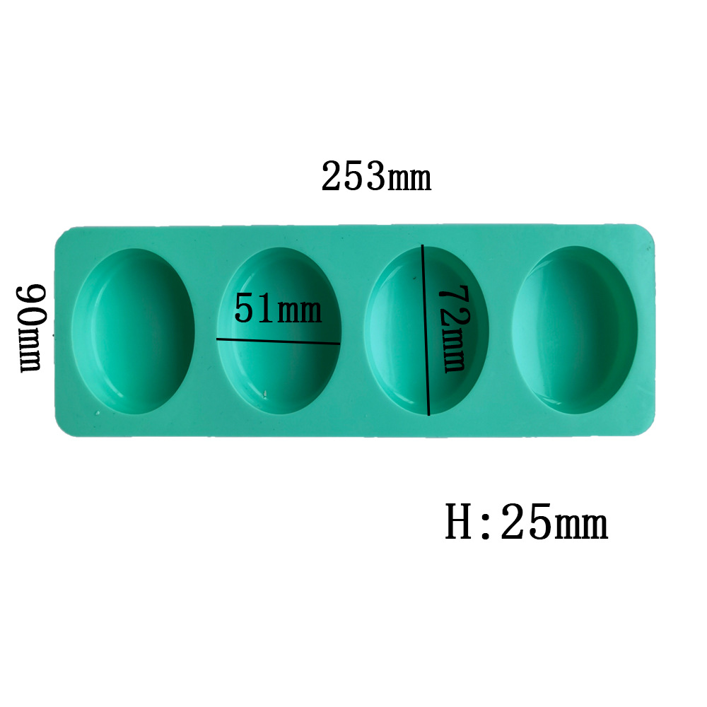 4 cavidades oval artesanal sab - Candle Making Kit Diy avaliação e preço