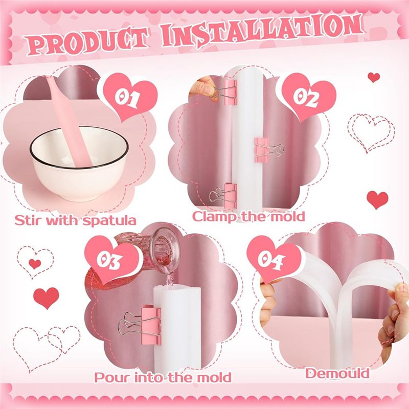 Molde de Silicone Leve com 6 C - Candle Making Youtube avaliação e preço